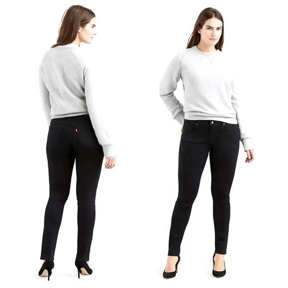 Levi’s 811 Curvy Skinny Jean In Black Discontinued - Picture 11 of 16